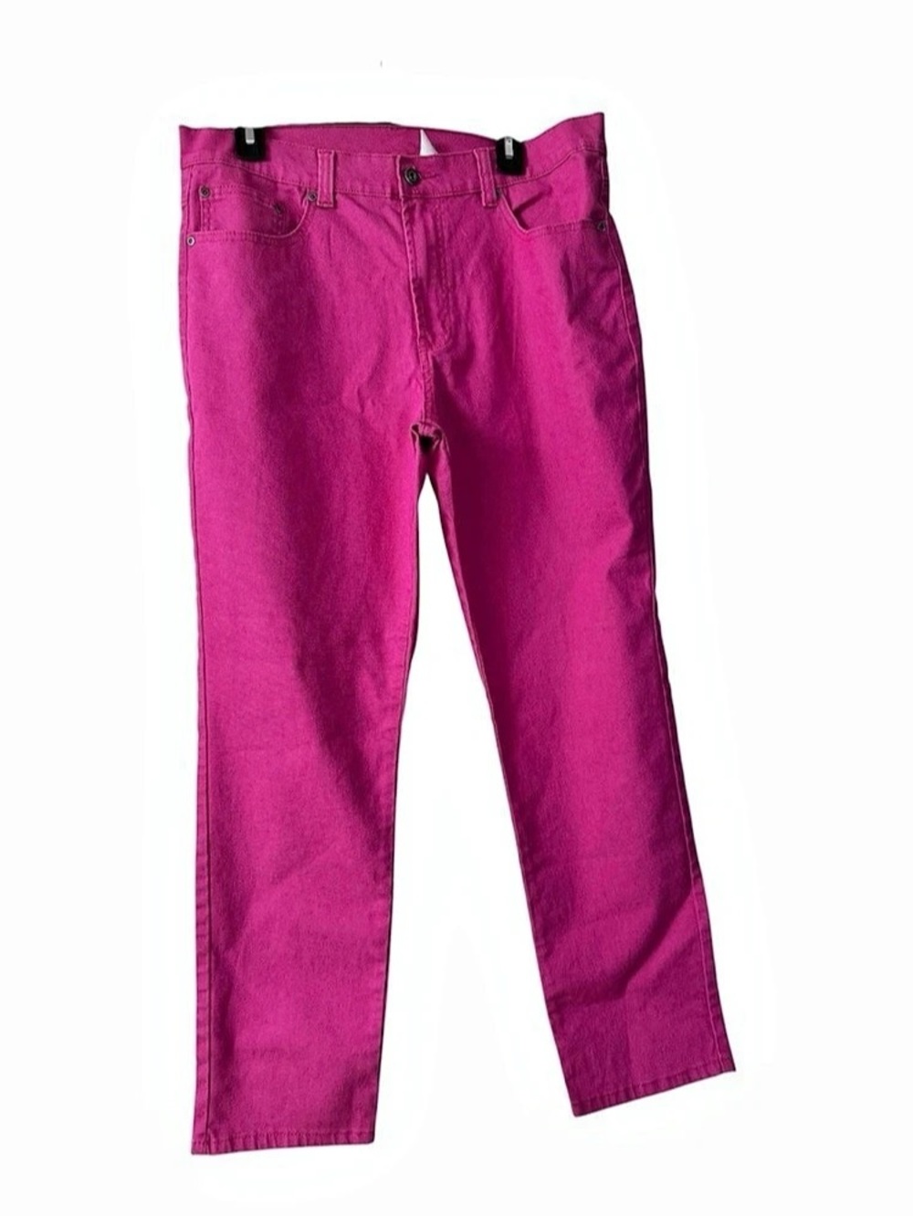 Diane Gilman DG2 by Diane Gilman Straight Leg Pants in Pink Size 14